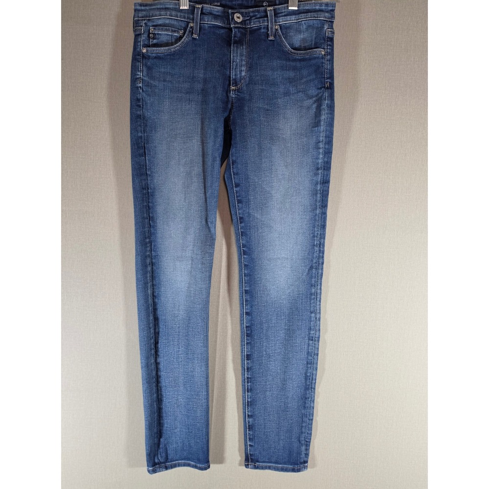 AG Adriano Goldschmied The Stevie Ankle Slim Straight Jeans Blue 27R REV1377-HSF